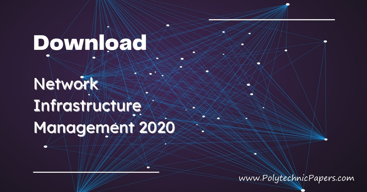 Download Network Infrastructure Management 2020 previous years