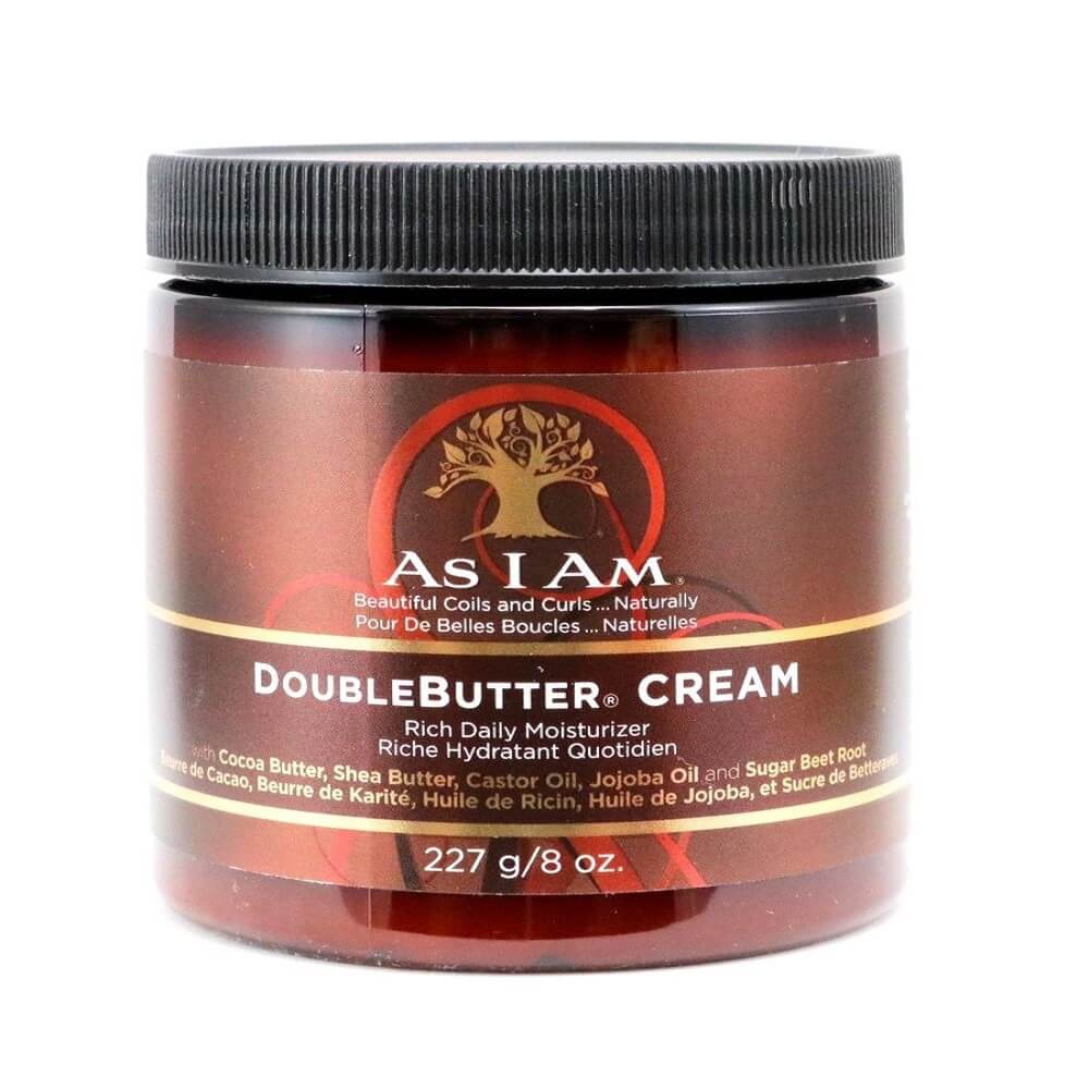 AS I AM DOUBLEBUTTER CREAM RICH DAILY MOISTURIZER, 227 G/8 OZ