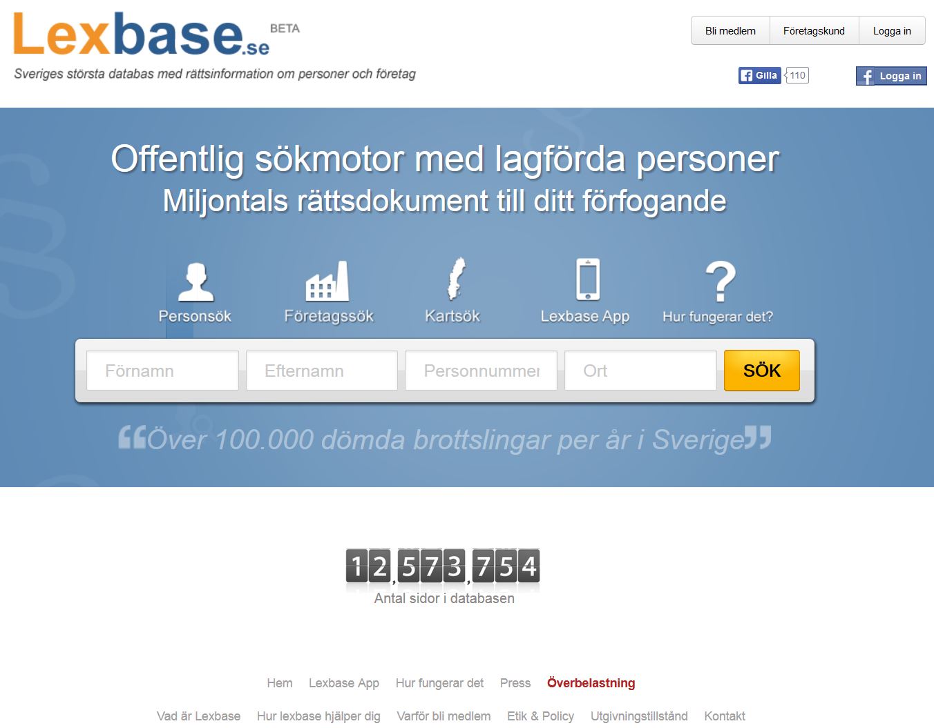 Lexbase domar till salu