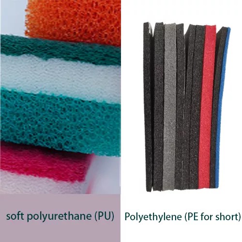 The difference between PE foam and PU foam Polyurethane foam