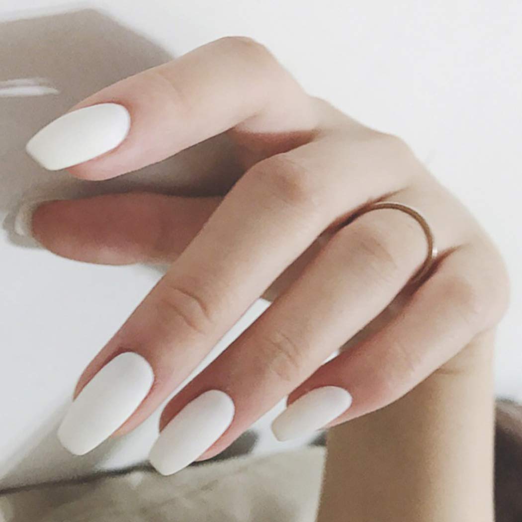 +51 Matte White Nails Looks & Inspirations POLYVORE Discover and