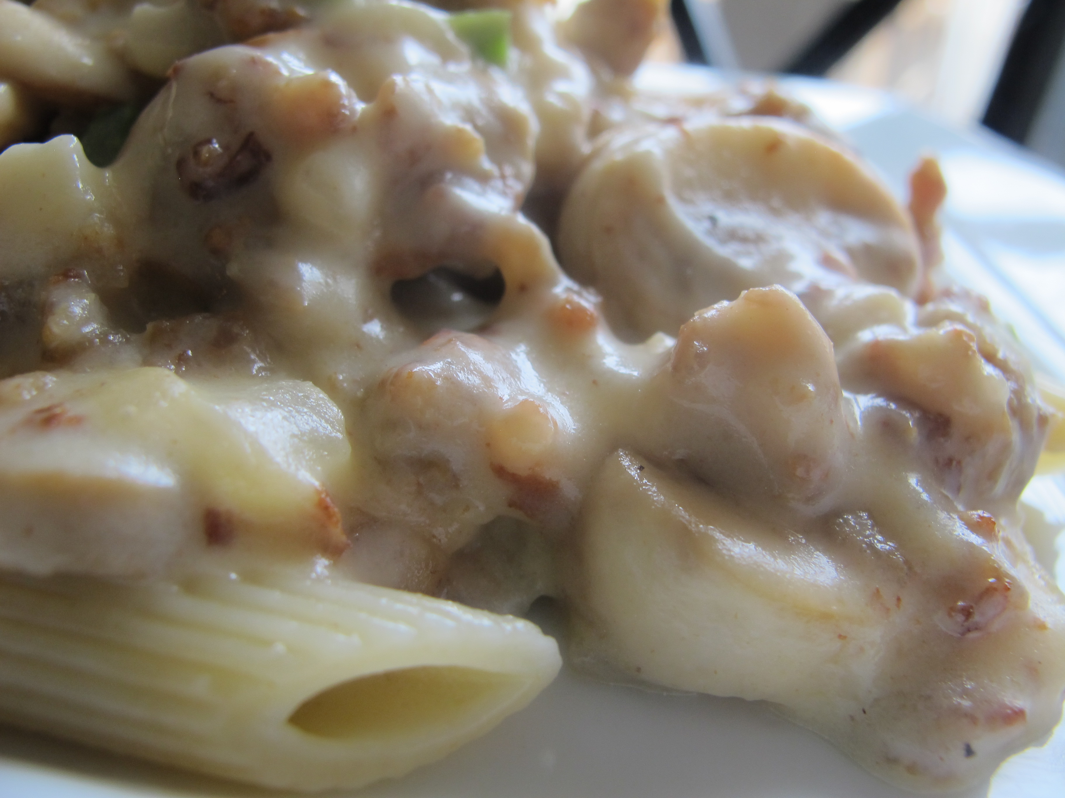 po' man meals creamy sausage gravy pasta