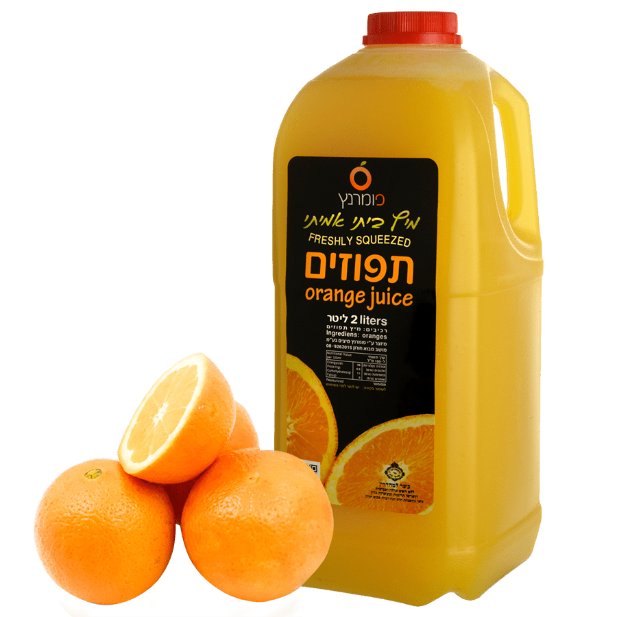 מיץ תפוזים 2 ליטר Pommerantz