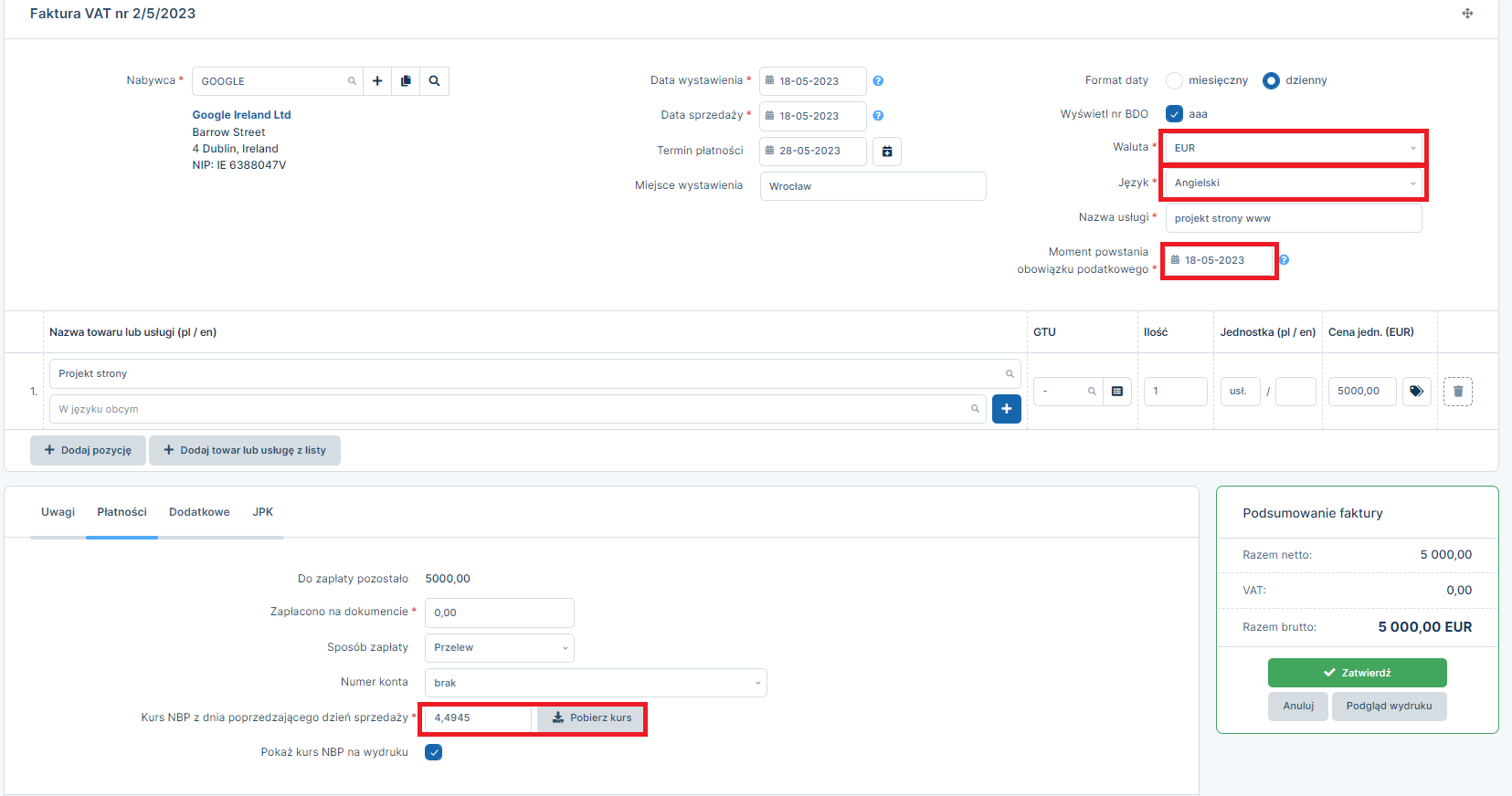 Świadczenie usług dla podatników VATUE w trybie art. 28b Pomoc