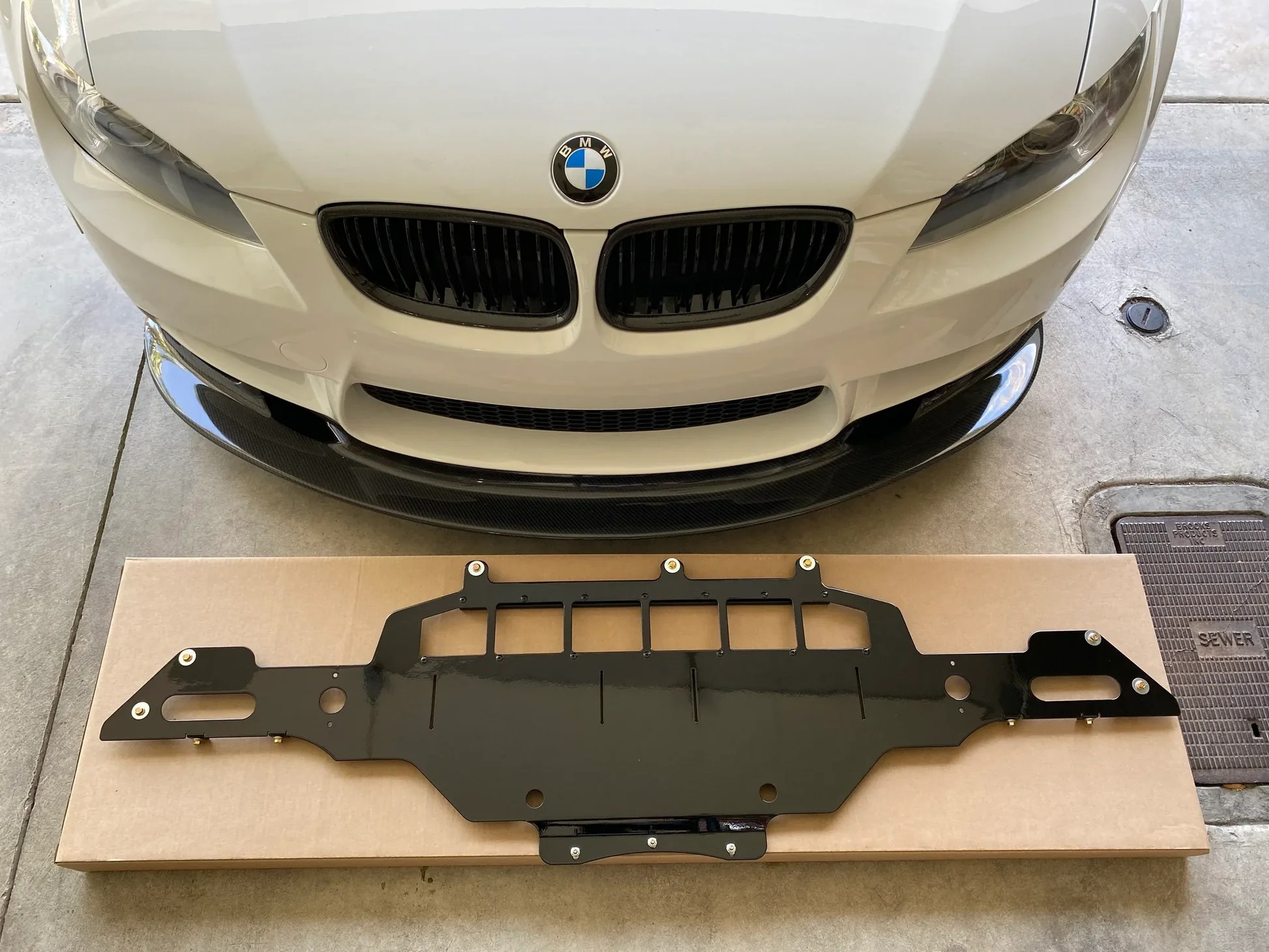 BMW E90 E92 M3 skid plate POM PERFORMANCE
