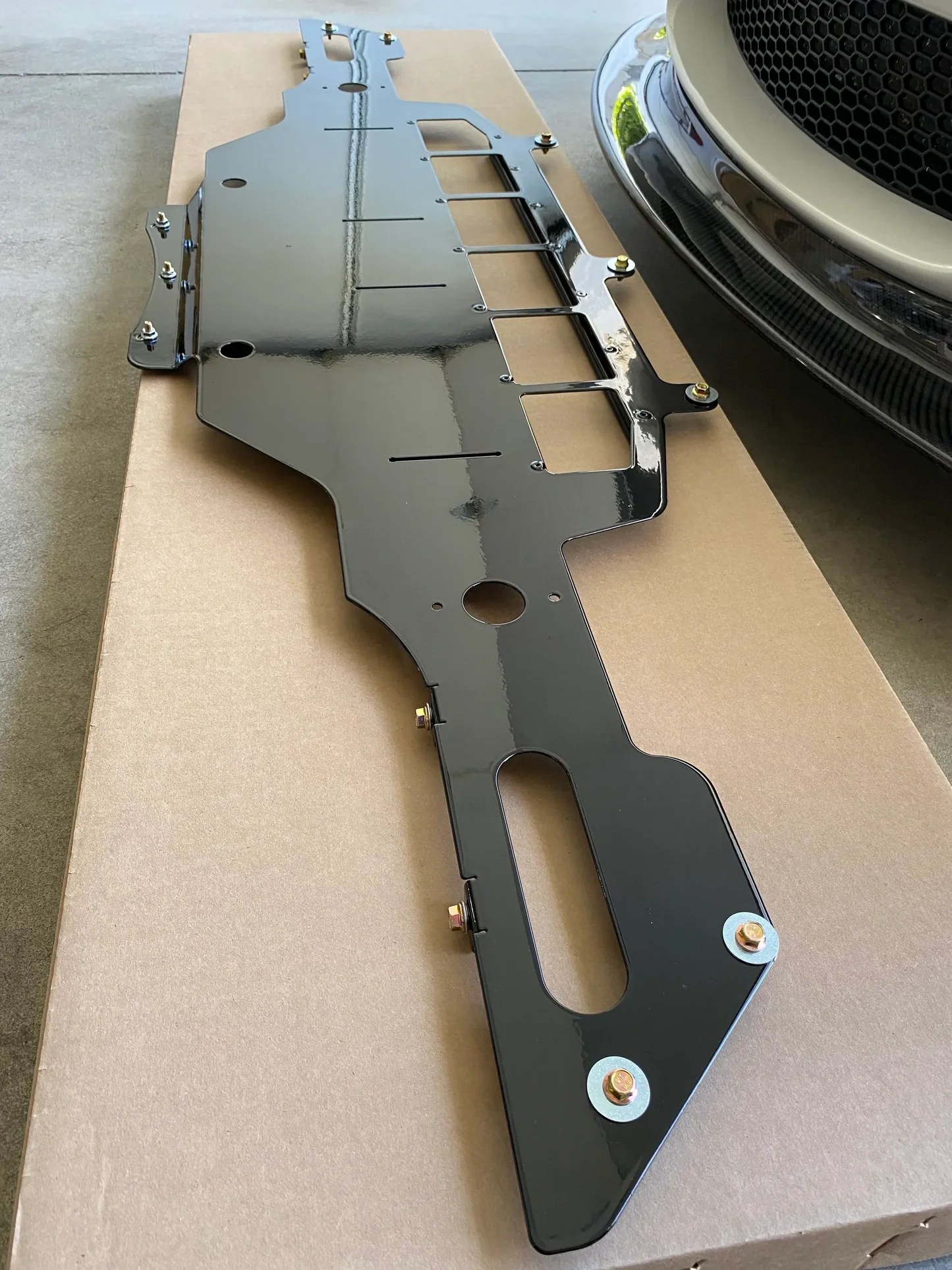 BMW E90 E92 M3 skid plate POM PERFORMANCE
