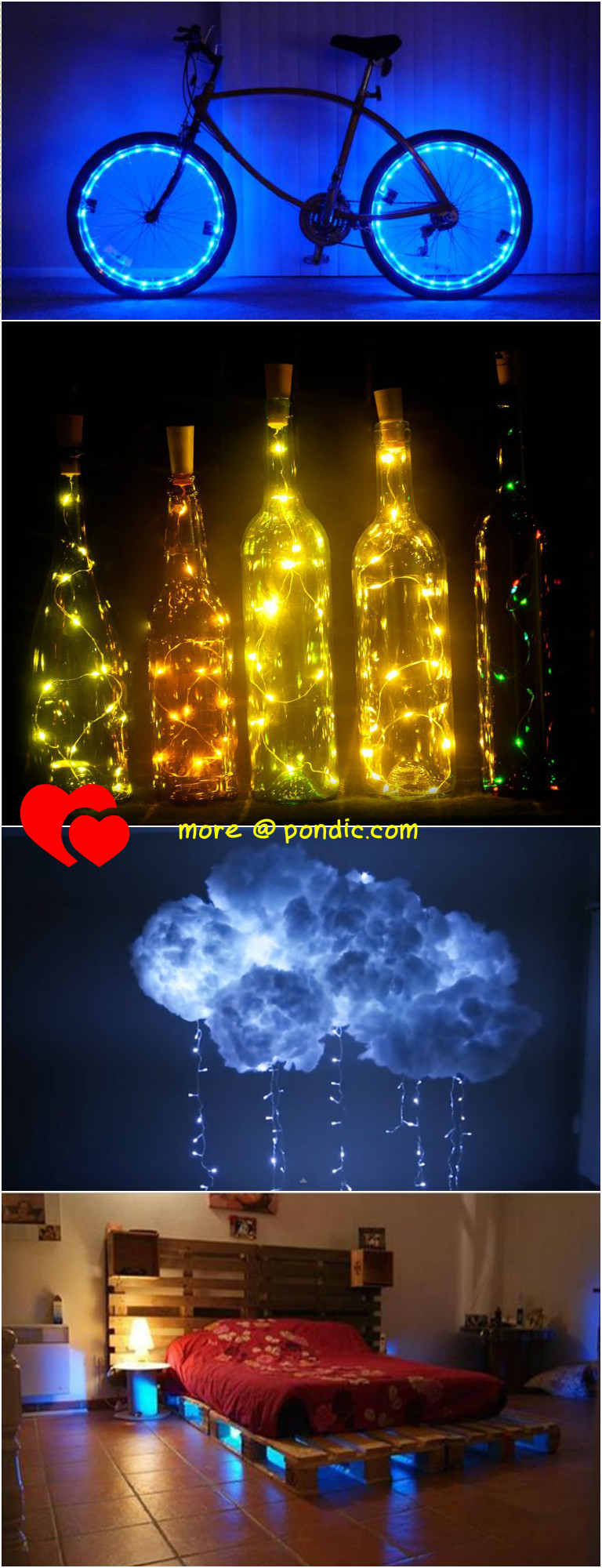 Light It Up! 15+ Creative Ways To Use LED Lights For Home Pondic