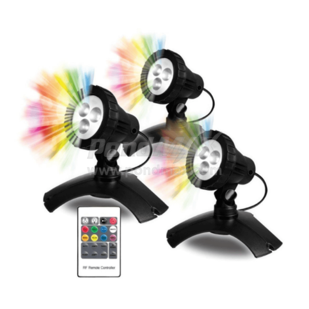 Large Color Changing 3 Light Kit PondMAX