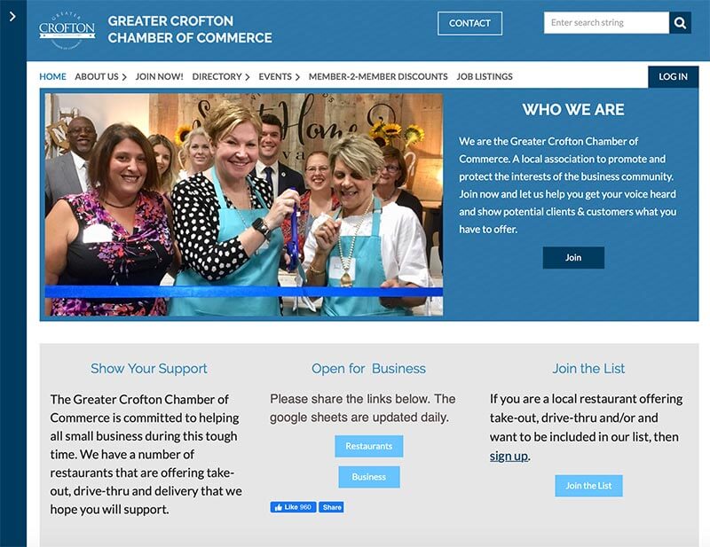Greater Crofton Chamber of Commerce Pongos Interactive