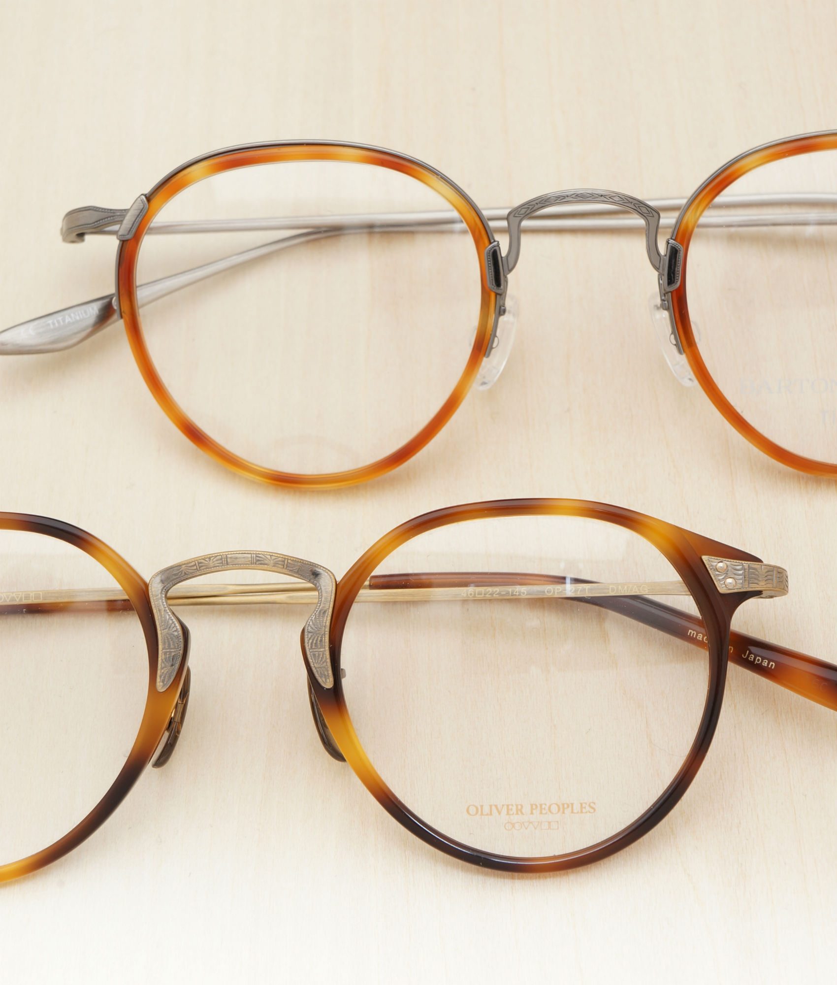 バートンペレイラ AALTOとオリバーピープルズ OP27T ポンメガネ浦和