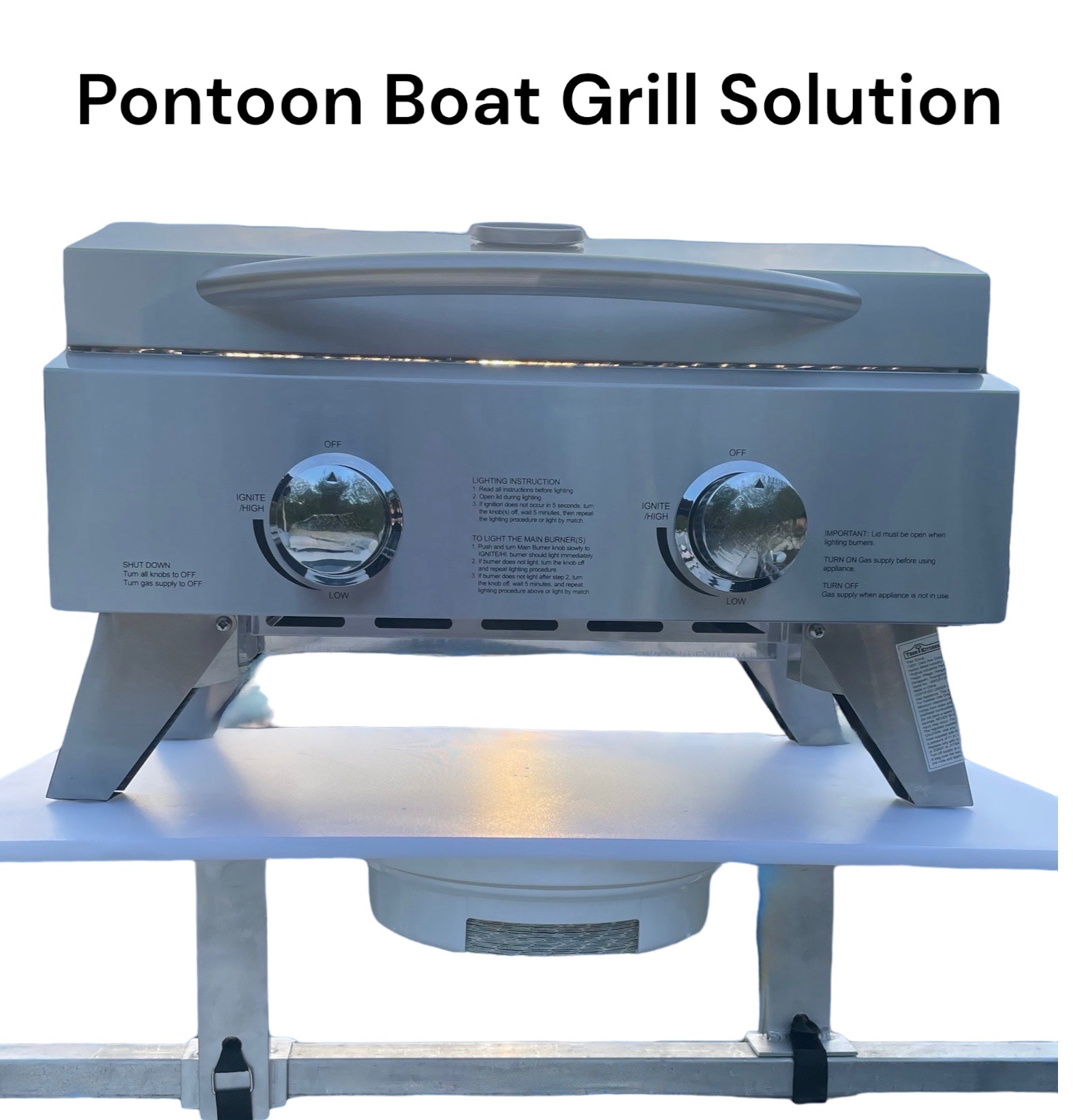 Pontoon Boat Grill Solutions Pontoon Boat Solutions, LLC (®)