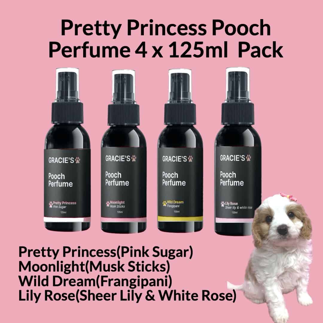 Pooch Perfume 4 Set Female 4 x 125ml Pooch Perfume
