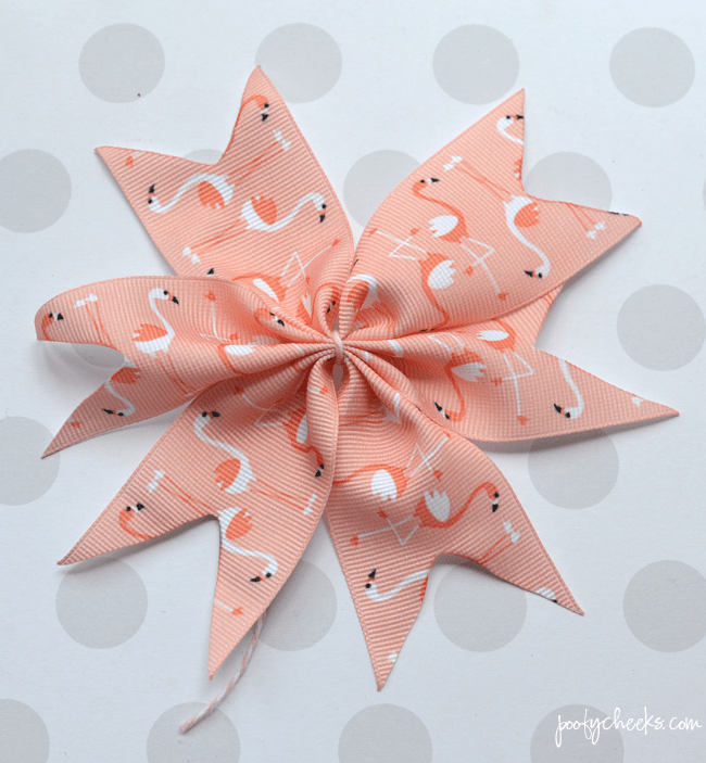 DIY Fold Over Elastic Hair Tie Tutorial Poofy Cheeks