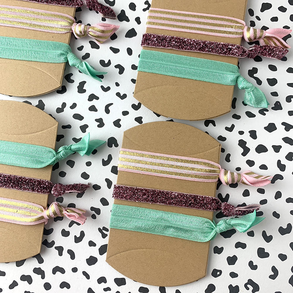 DIY Fold Over Elastic Hair Tie Tutorial Poofy Cheeks