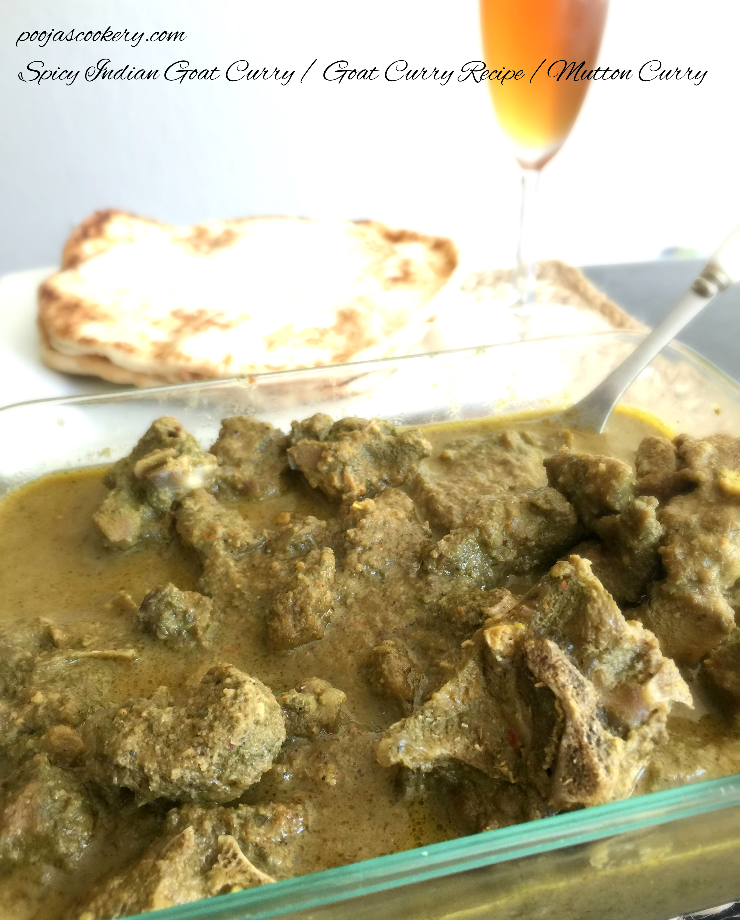 Spicy Indian Goat Curry / Goat Curry Recipe /Mutton Curry Pooja's Cookery