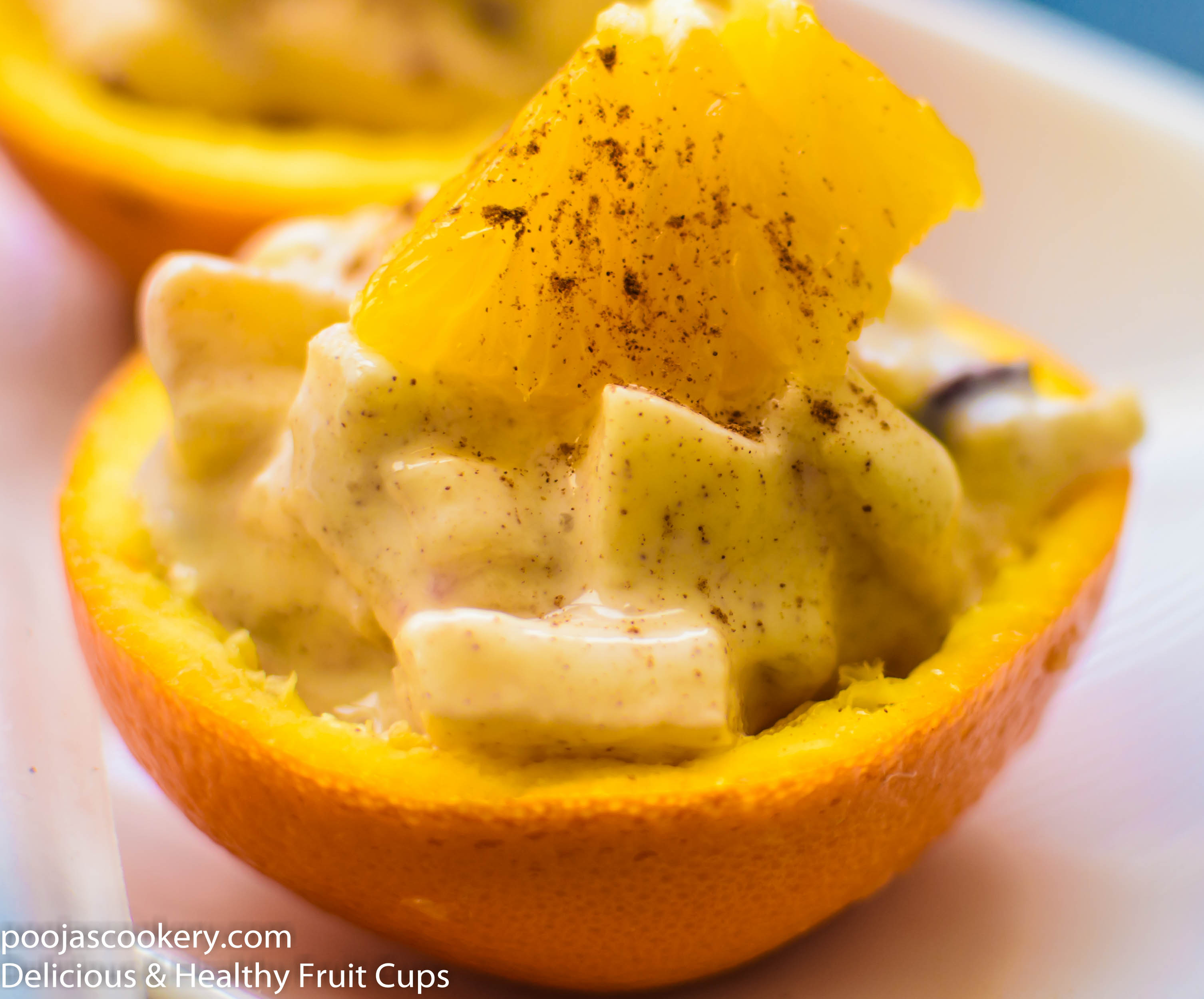 Delicious & Healthy Fruit Cups Recipe Pooja's Cookery