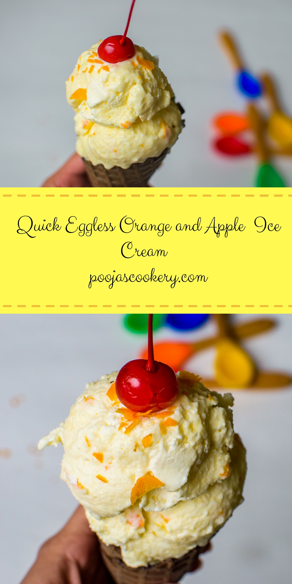 Quick Eggless Ice Cream Recipe Pooja's Cookery