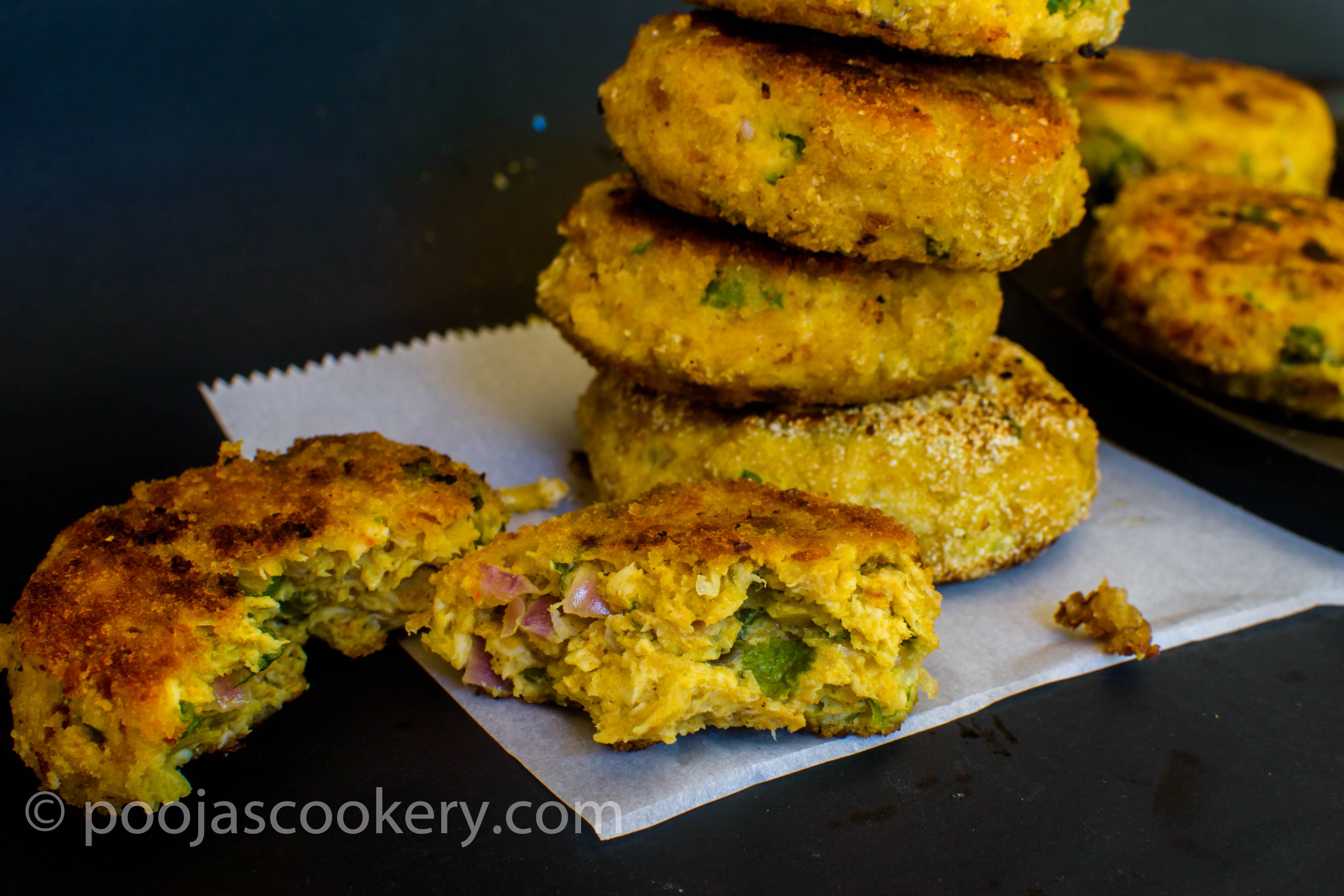 Chicken Tikki/ Chicken Patties Recipe Pooja's Cookery