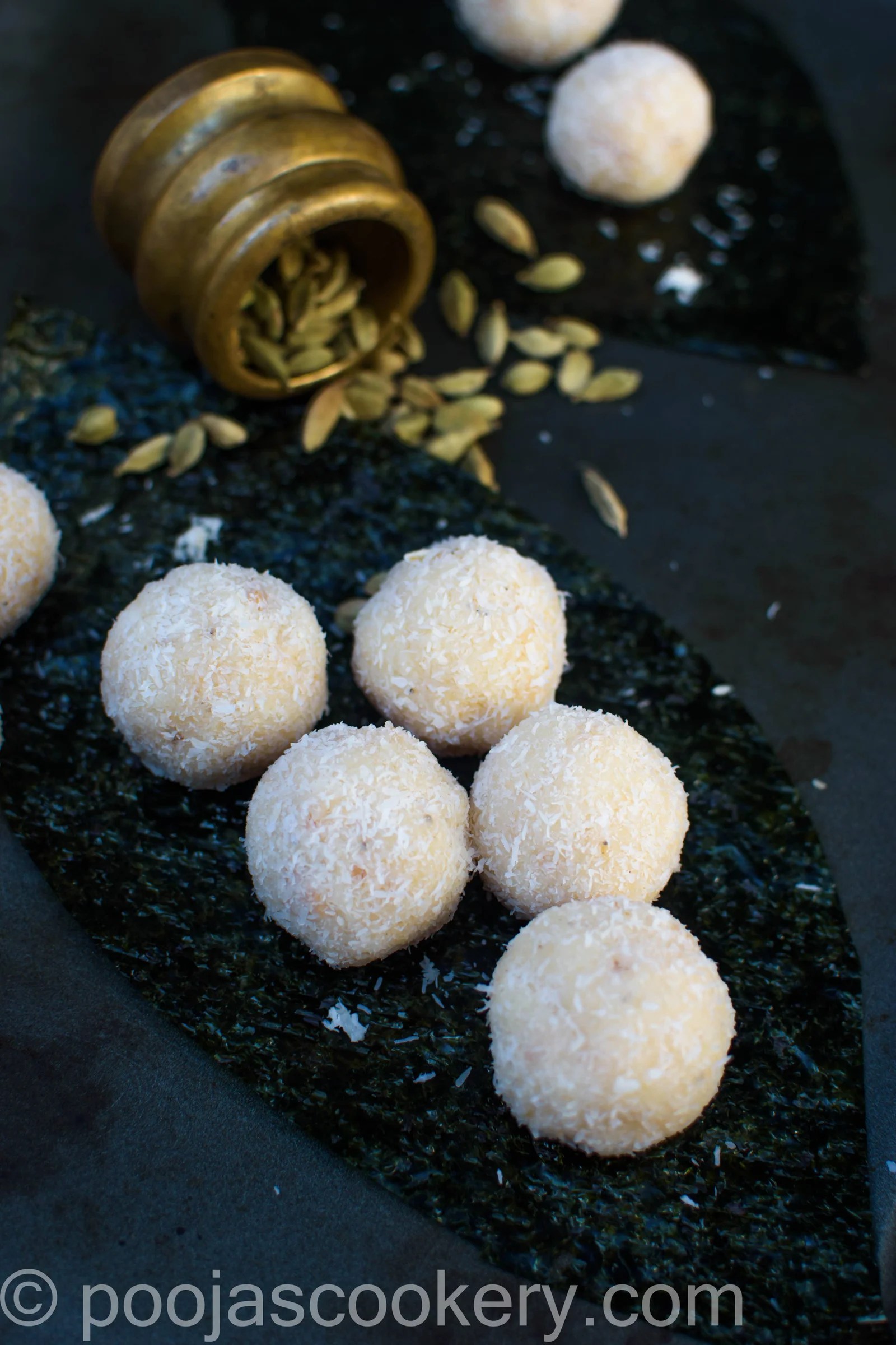 Instant Coconut Ladoo Recipe Pooja's Cookery