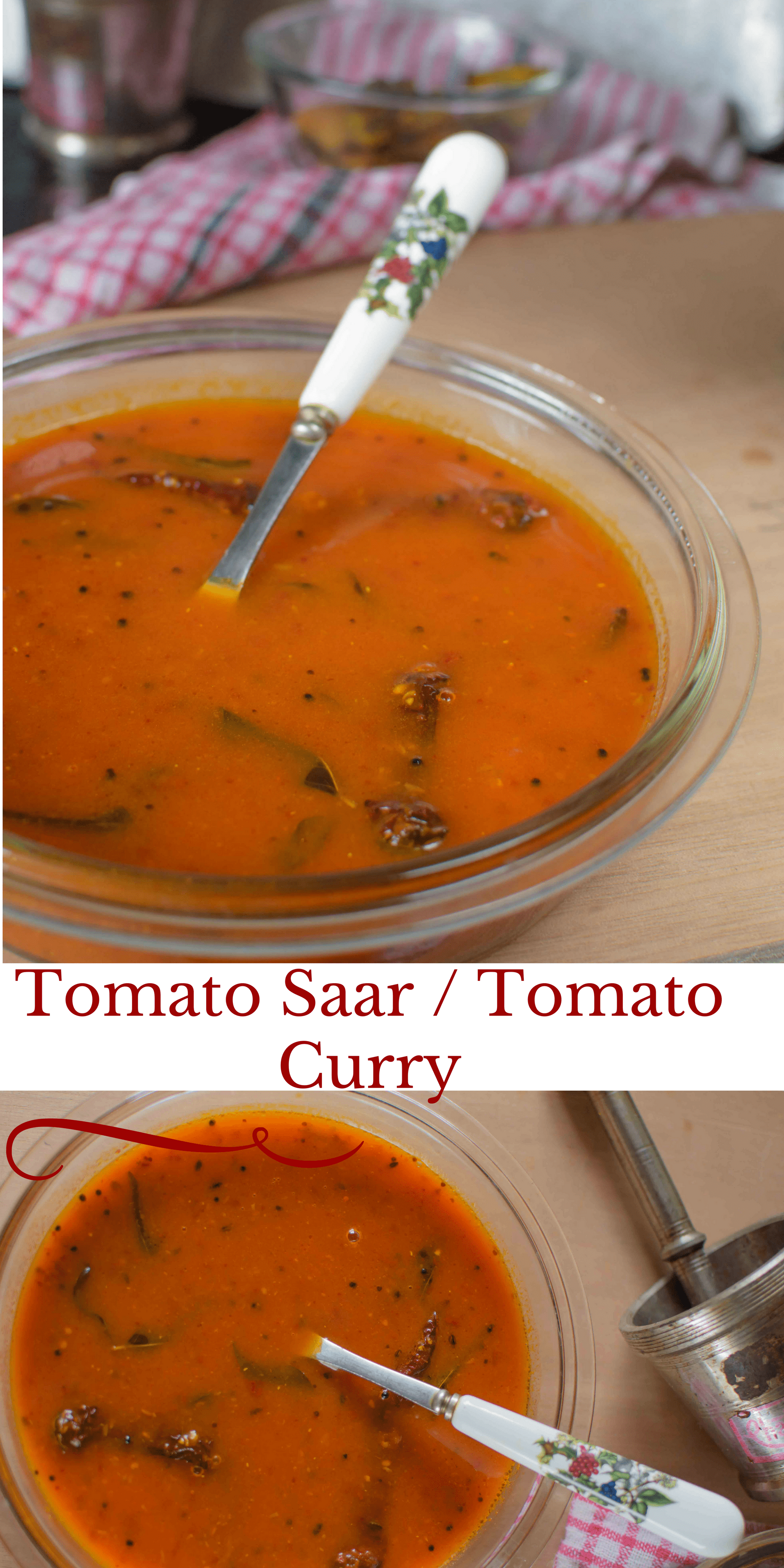 Tomato Saar / Tomato Curry recipe Pooja's Cookery
