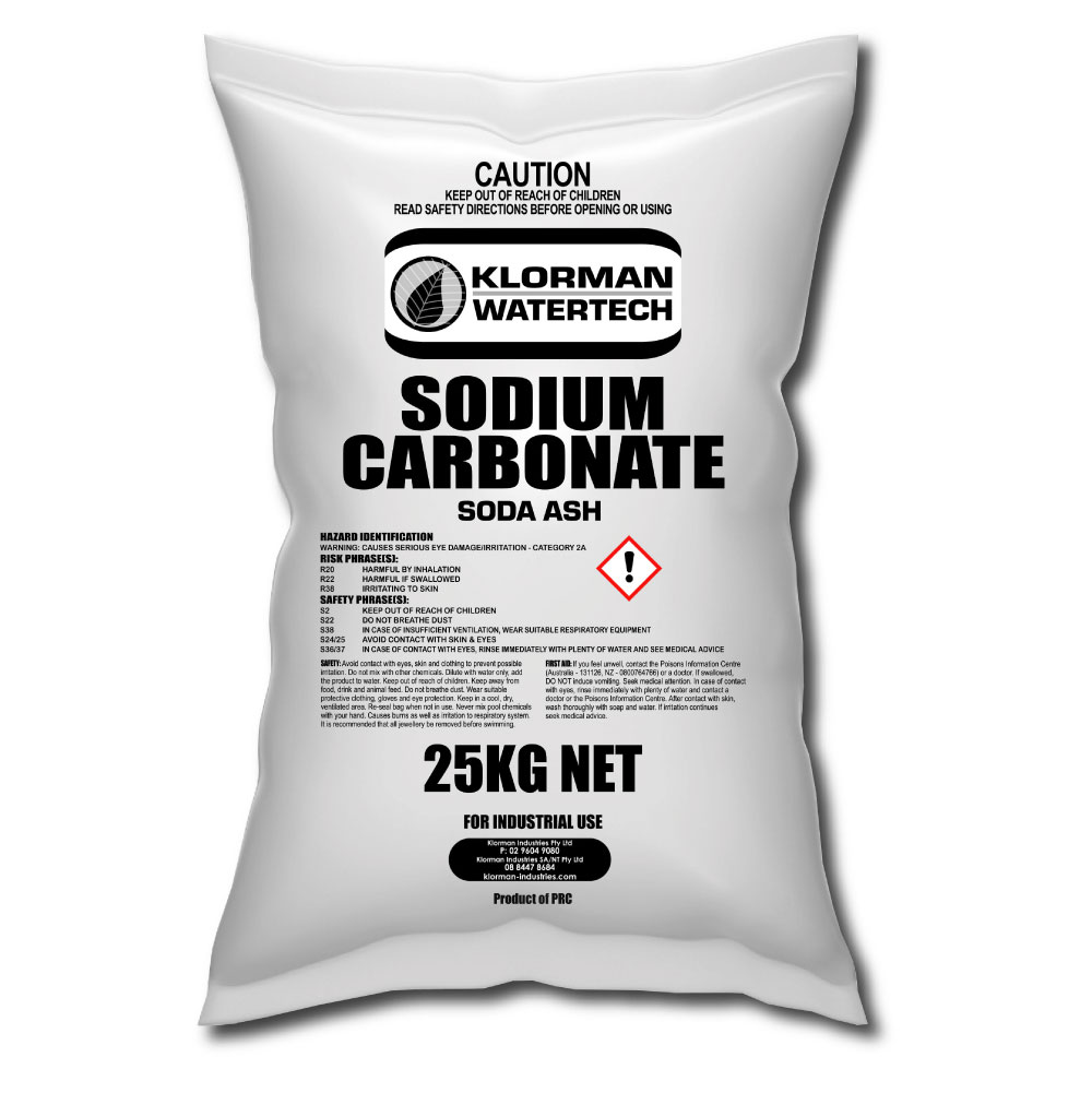 PoolPlus SODA ASH (Sodium Carbonate) 25 Kg
