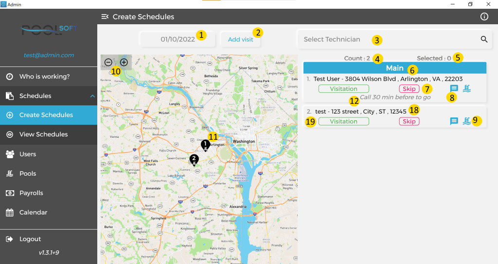 Admin App Create Schedule Pool Soft