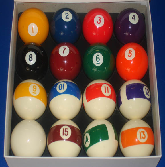 Aramith Balls Spots and Stripes Continental Pool & Snooker Tables
