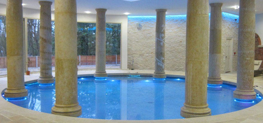 Roman style circular bath Swimming Pool Build