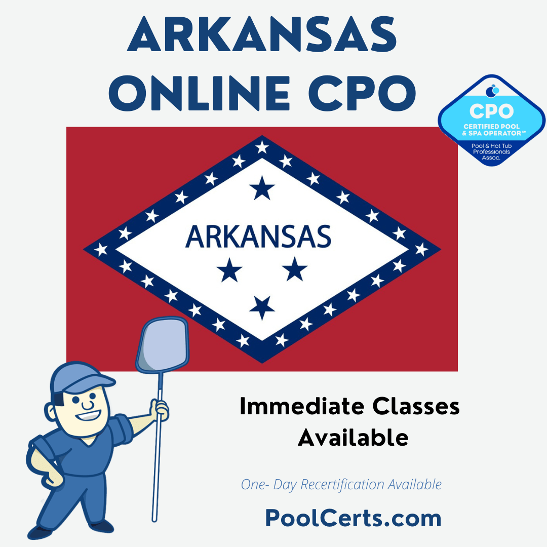 Fully Online CPO Certification Arkansas Pool Certs