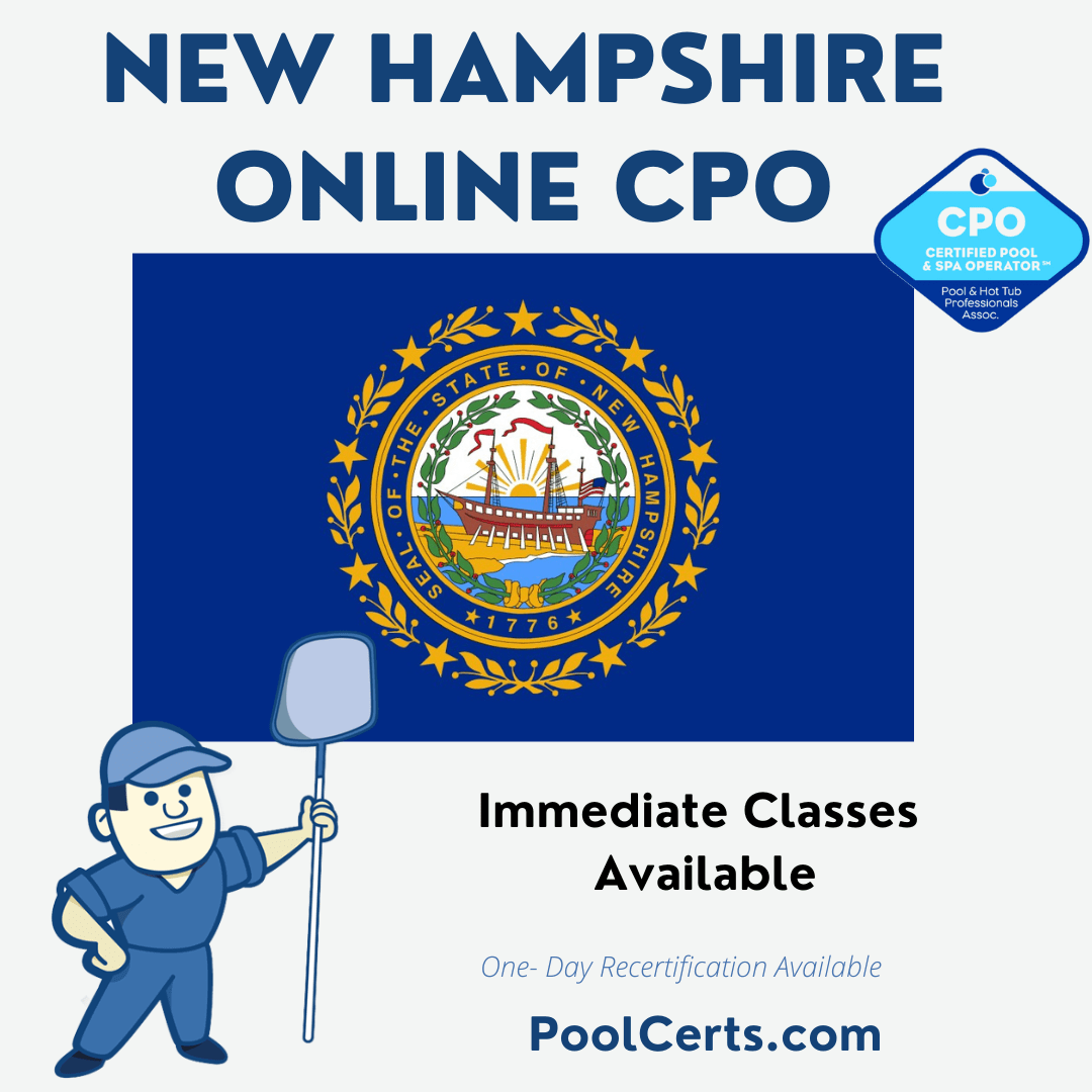 Fully Online CPO Certification New Hampshire Pool Certs