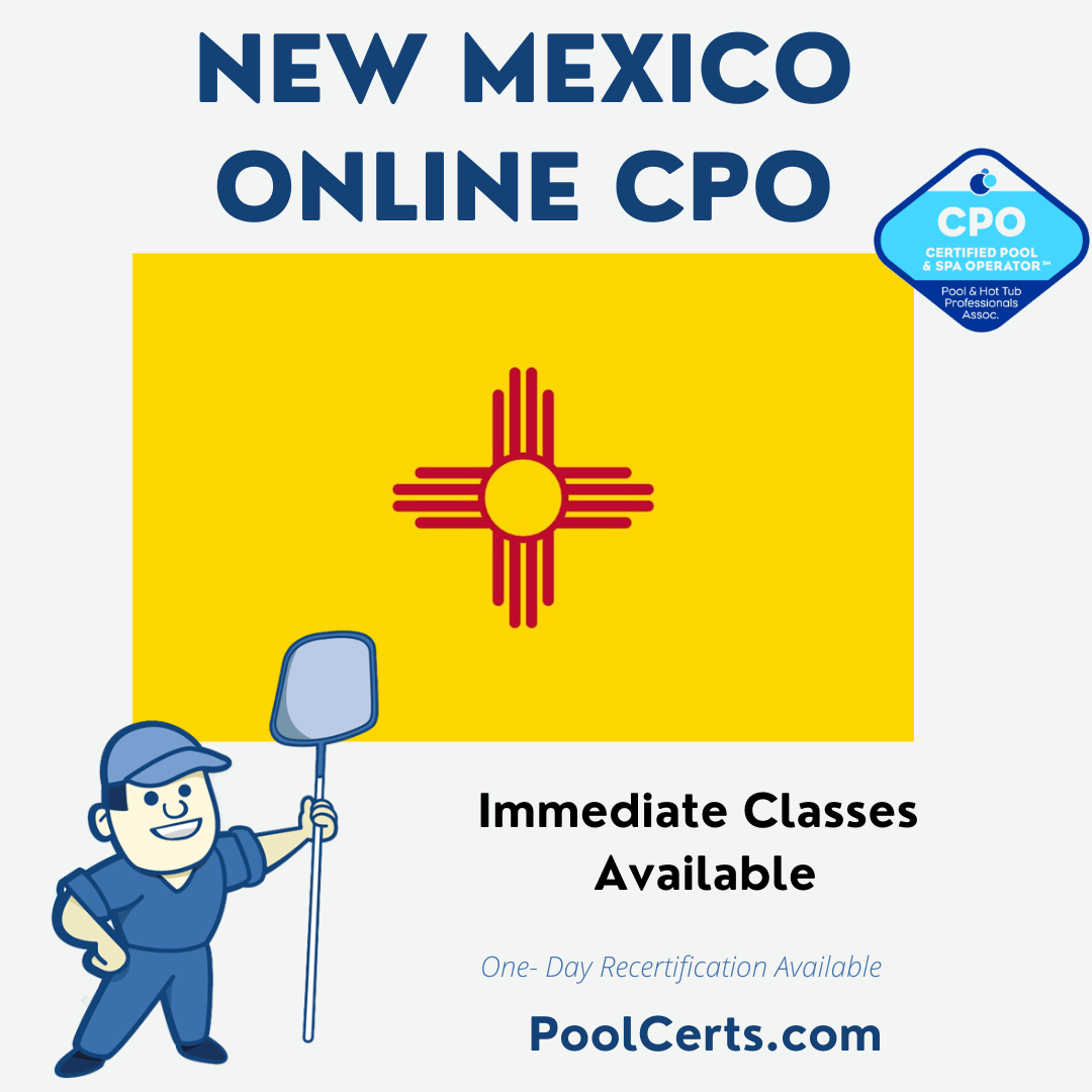 Fully Online CPO Certification New Mexico Pool Certs