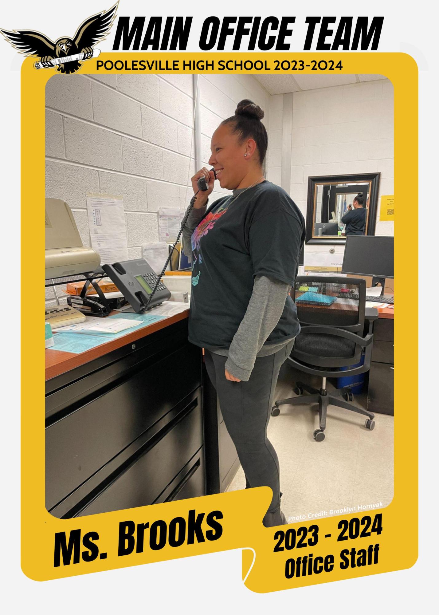 Ms. Brooks Baseball Card The Poolesville Pulse