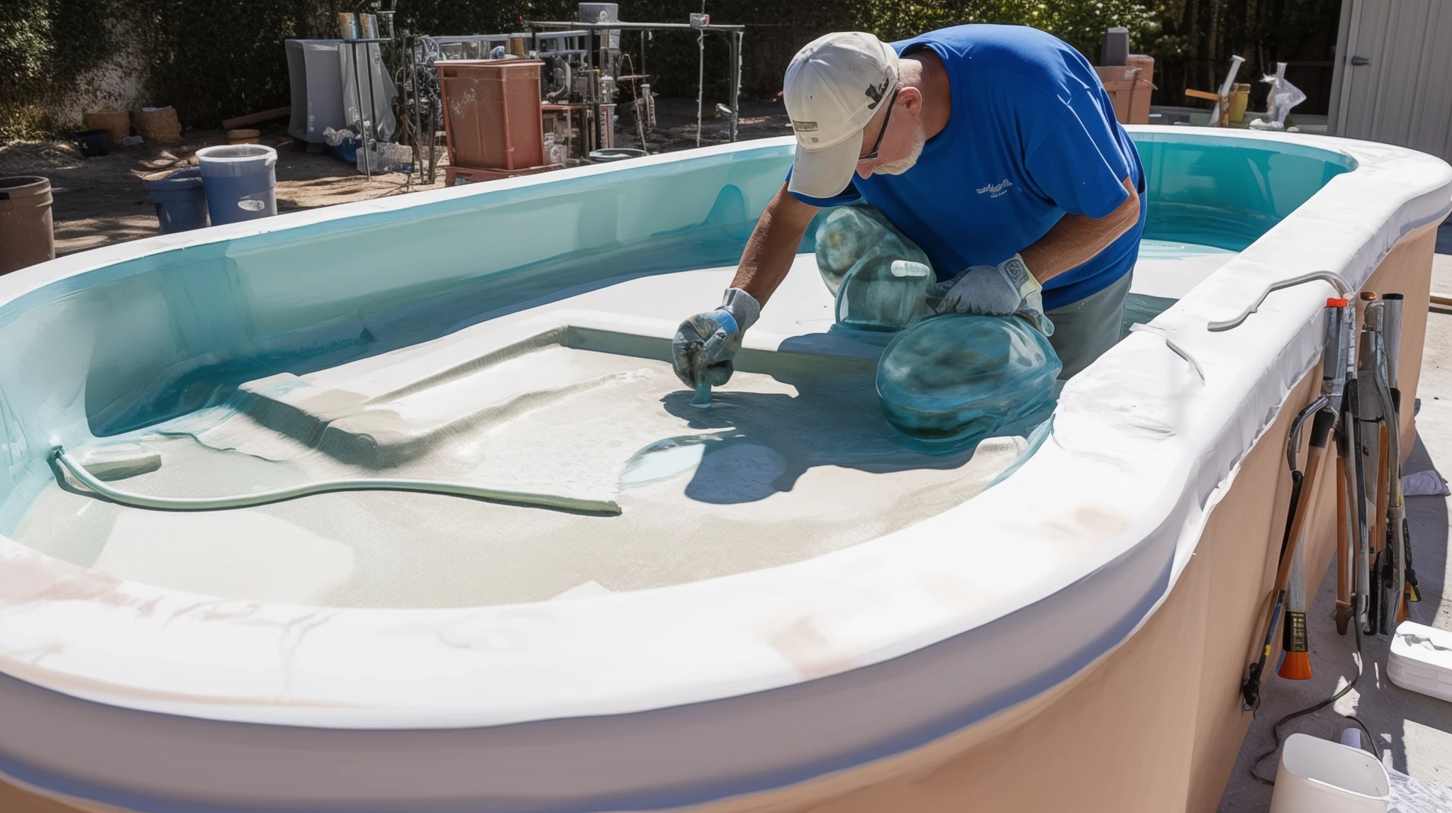 PoolForce Pools and patios Fiberglass Pools Repair Companies