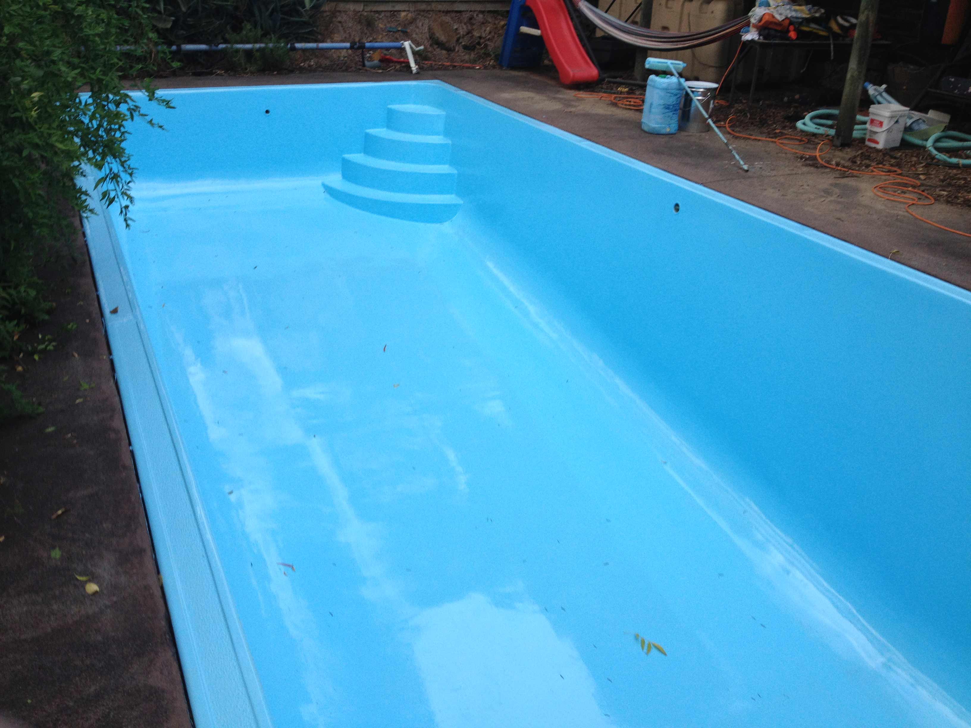 Before & After Swimming Pool Painting Melbourne