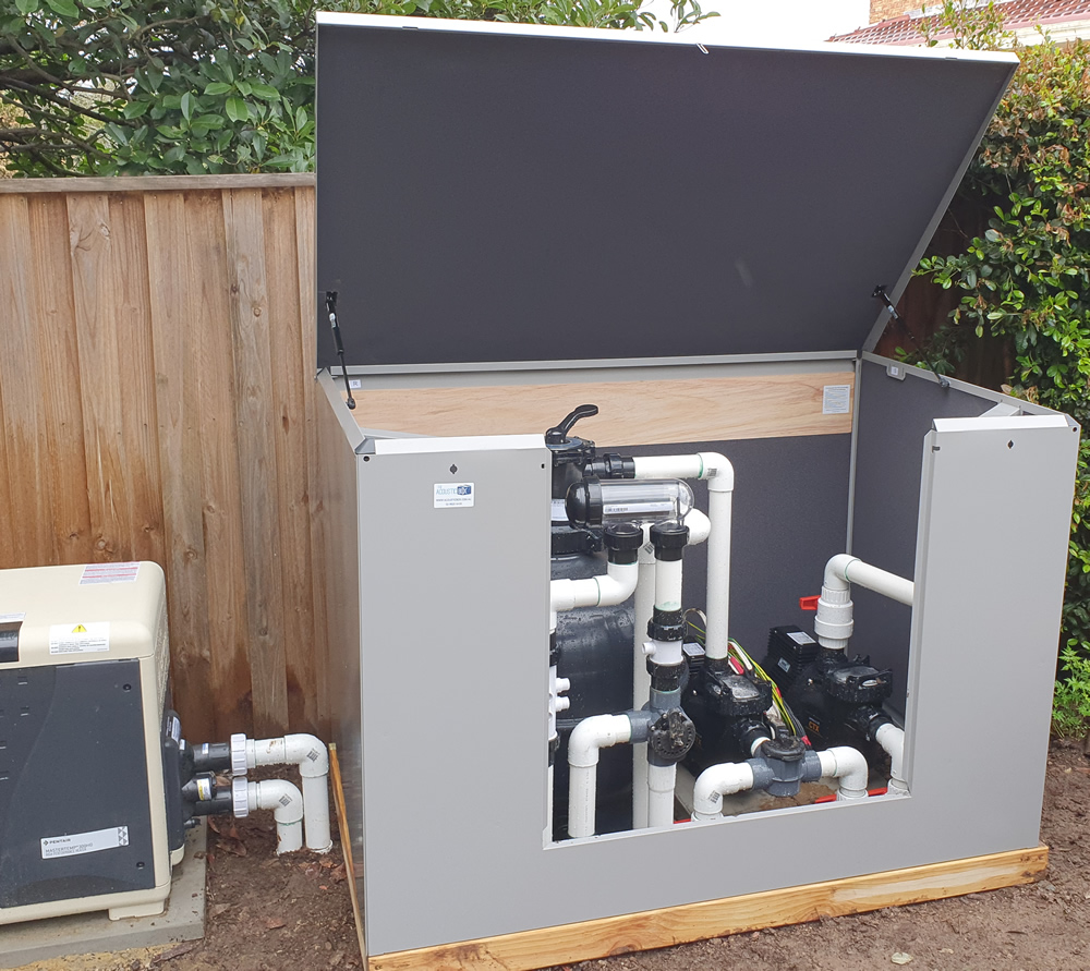 43 Inch Wide Pool Pump Filter Enclosures and Covers