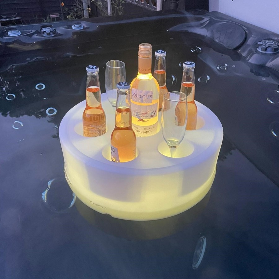 LED Floating Drinks Holder Bar Pool Spas