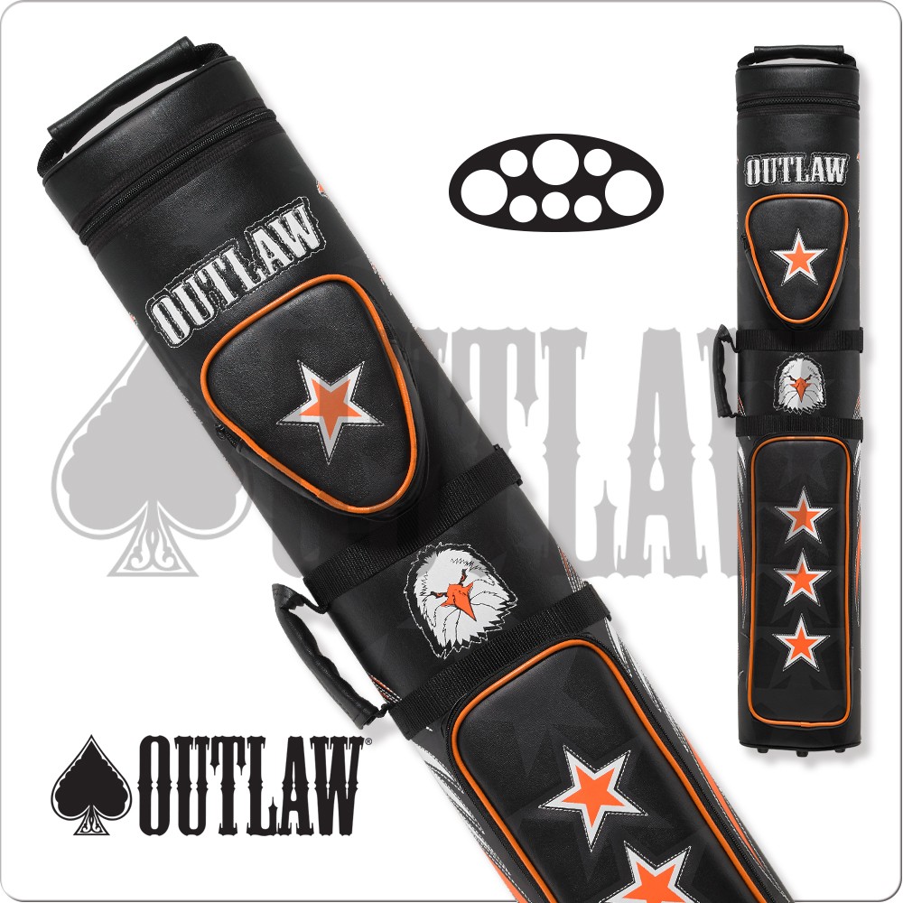 Outlaw Stitch Eagle 3x5 Hard Cue Case Pool Tables R Us