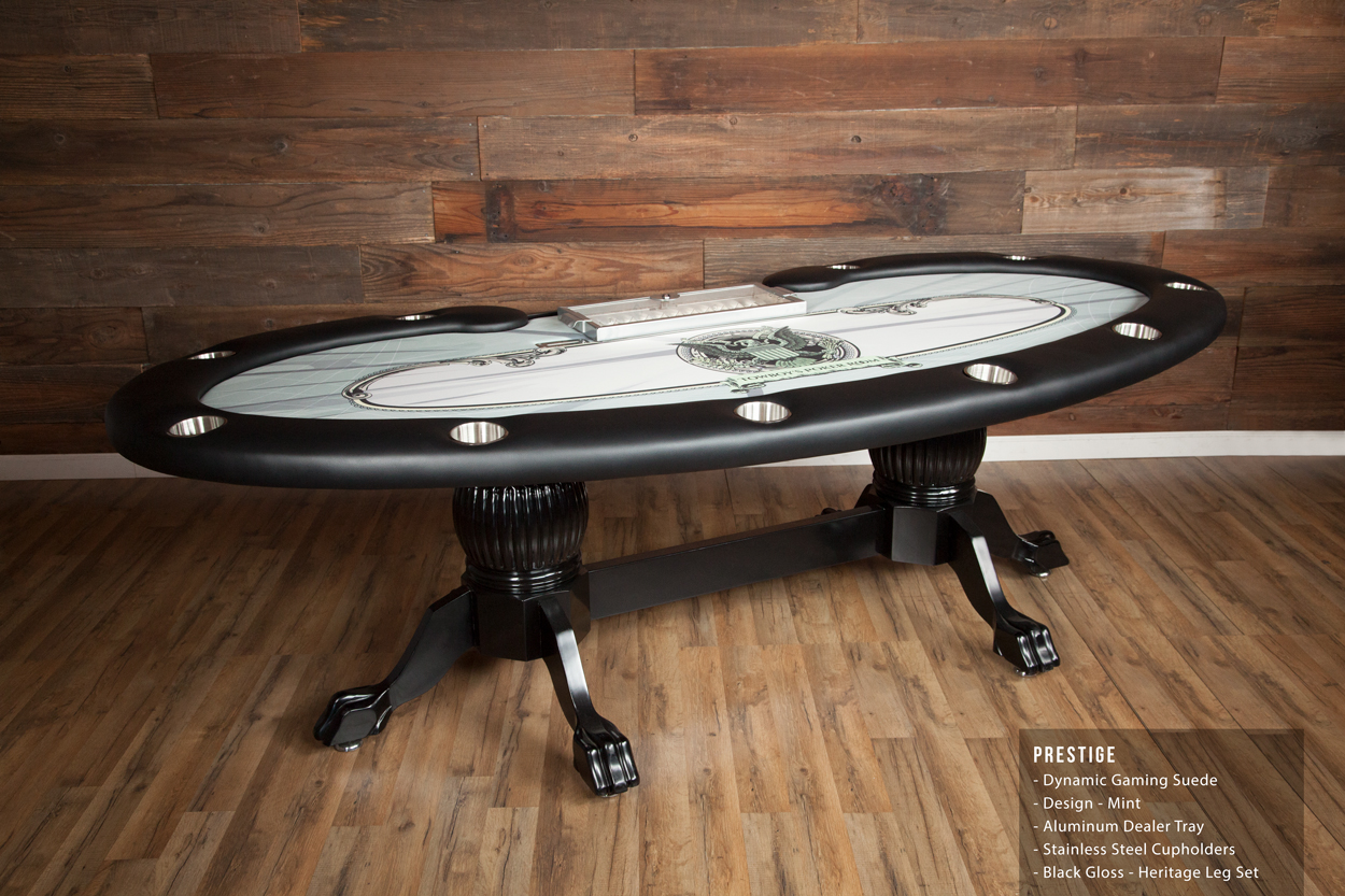 The Prestige Folding Leg Poker Table Pool Tables R Us