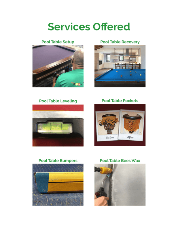 Pool Table Service The Pool Table Store