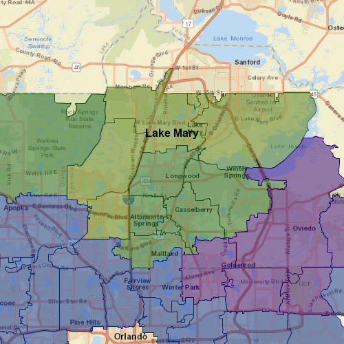 The Safest and Most Dangerous Places in Lake Mary, FL.