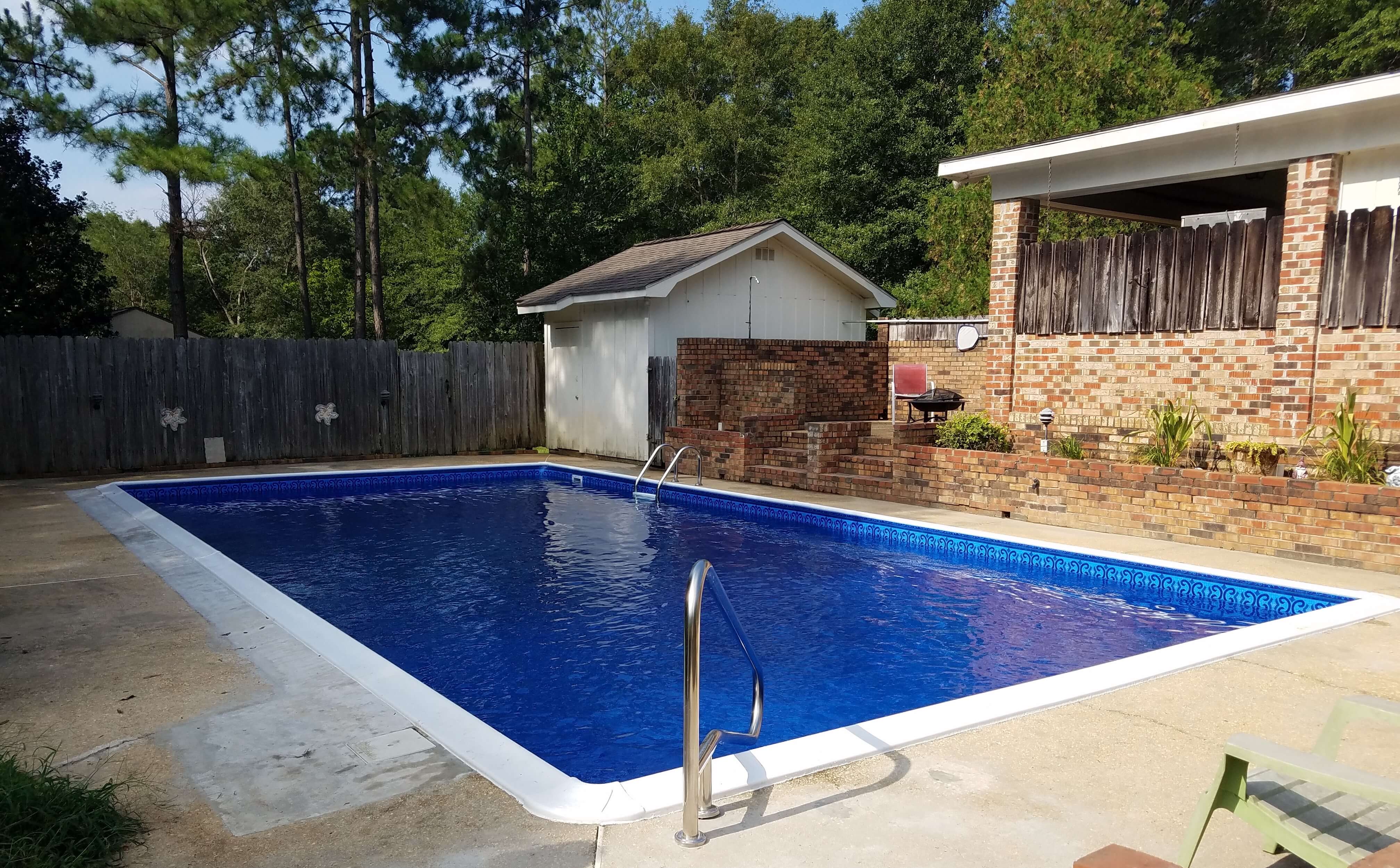 HD Blue Oxford Aquarius Inground Pool Liner Pool Warehouse