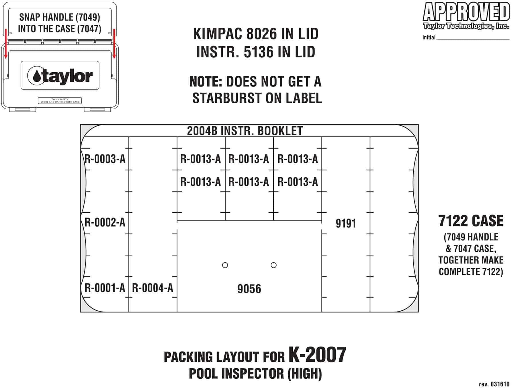 Taylor Technologies K2007 Pool Inspector Test Kit Pool Warehouse