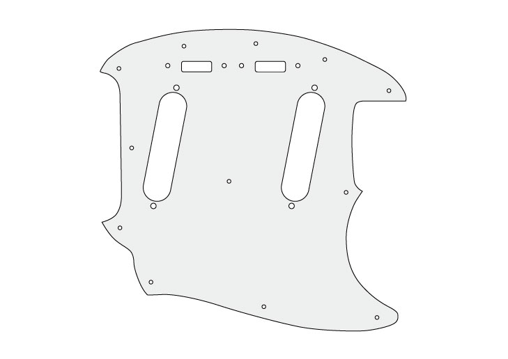 CustomPickguard Fender Japan Traditional 60s Mustang（2017年