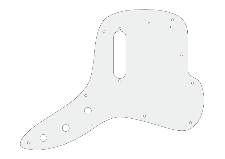 CustomPickguard ミュージックマスターベース（1971年〜1977年）用ピックガード ポップ☆ギターズ