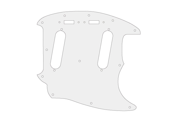 CustomPickguard Fender Mustang（1964年〜1982年）用ピックガード ポップ☆ギターズ