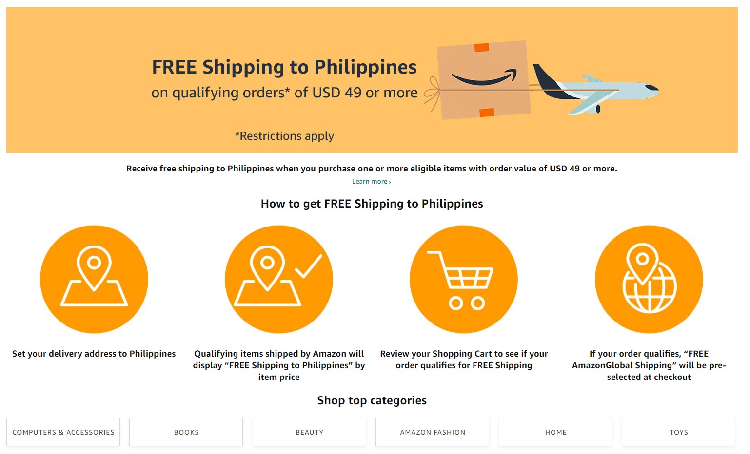 AmazonFreeShippingPhilippines POP!