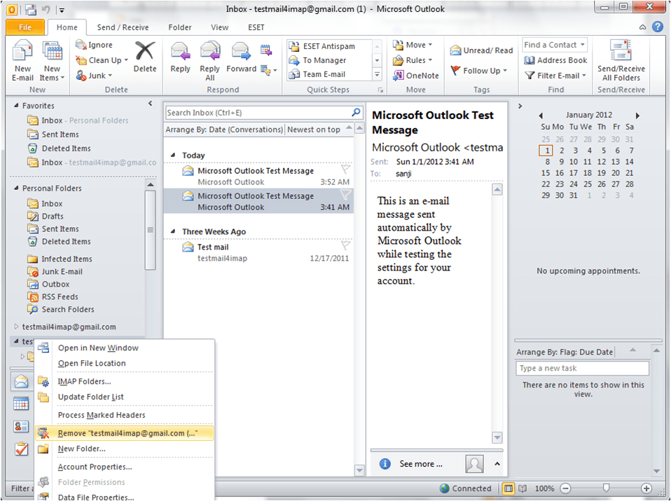 Gmail Outlook 2010