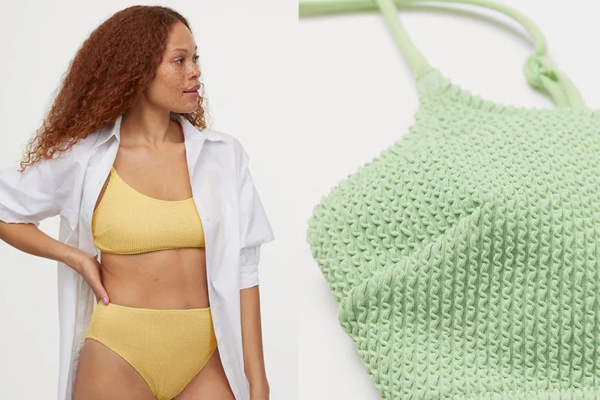 H&M 推出一系列嫩粉色泳裝，成為夏日裡的最佳搭配單品！