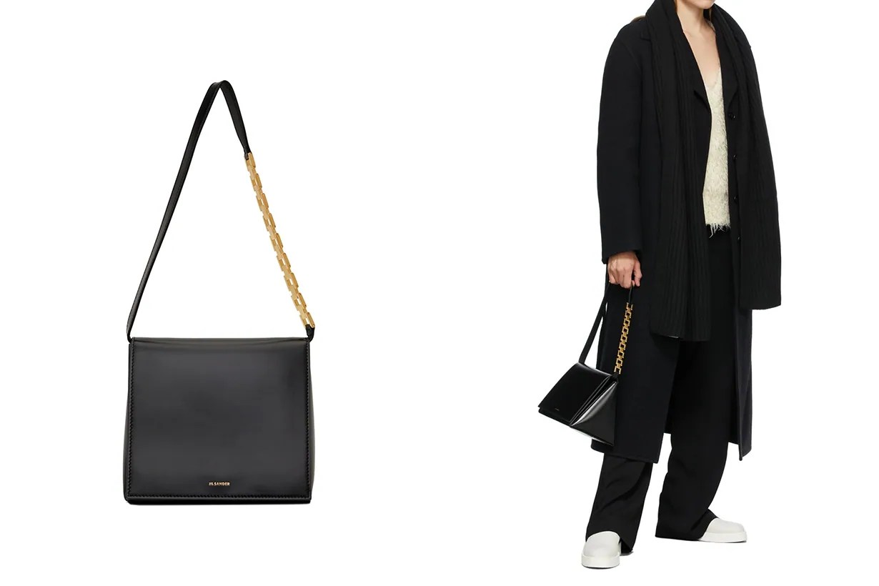 Jil Sander 極簡手袋再添一枚，加上金屬鏈細節讓女生們一秒傾心！ POPBEE