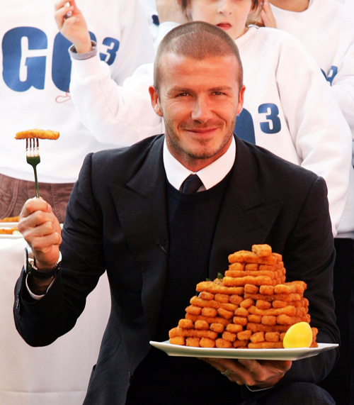 david beckham fish sticks